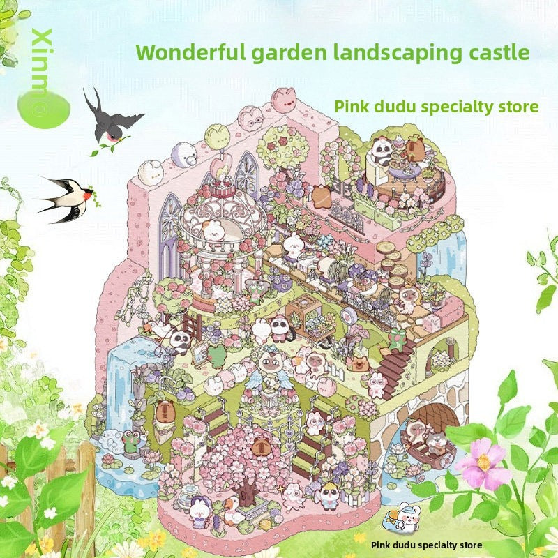 Magic Garden DIY 3D Scene Stickers - 3 Cute Miniature Scenes #161
