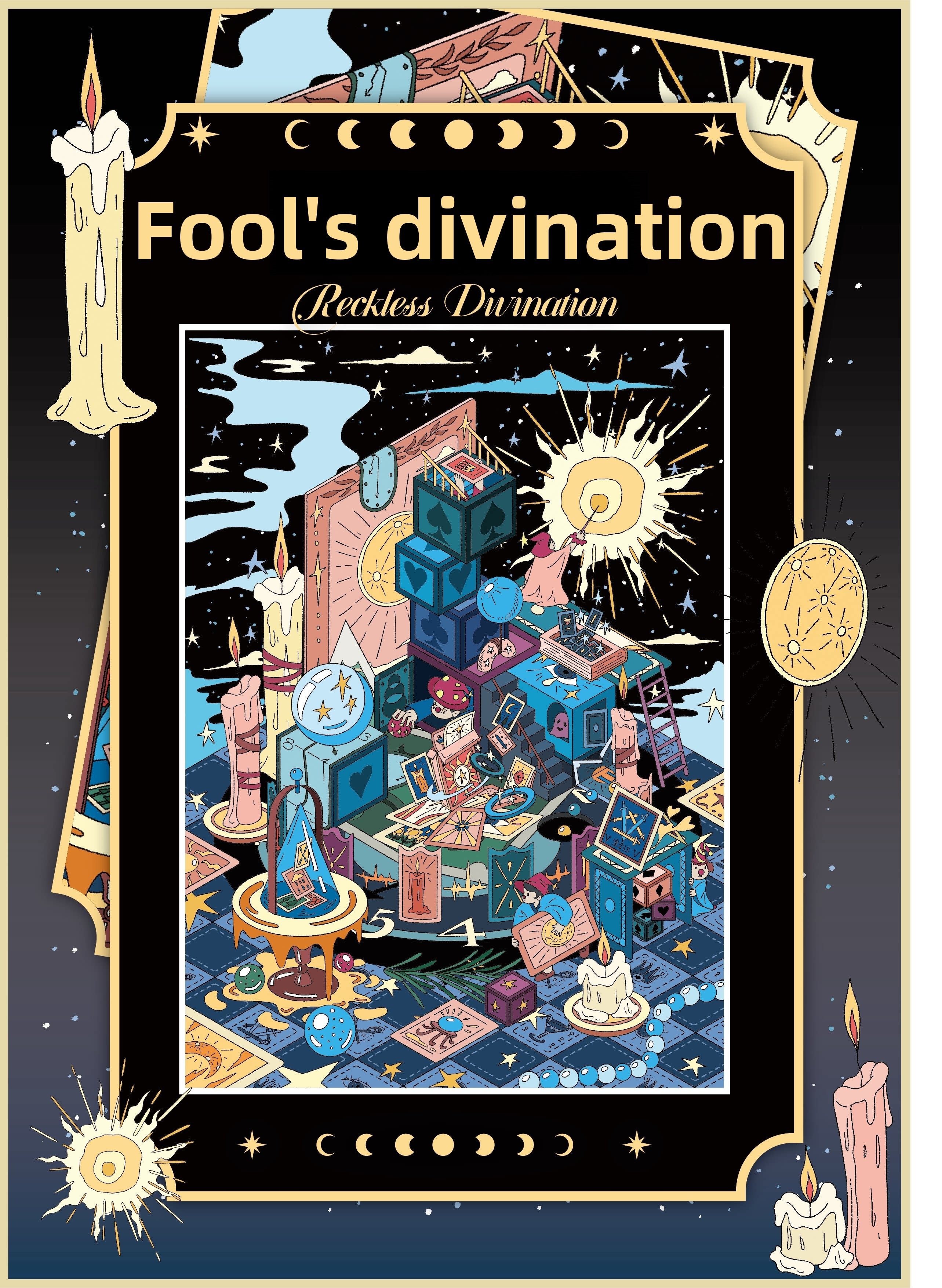 Fantasy Cottage DIY 3D Scene Stickers -4 Cute Miniature Scenes #226