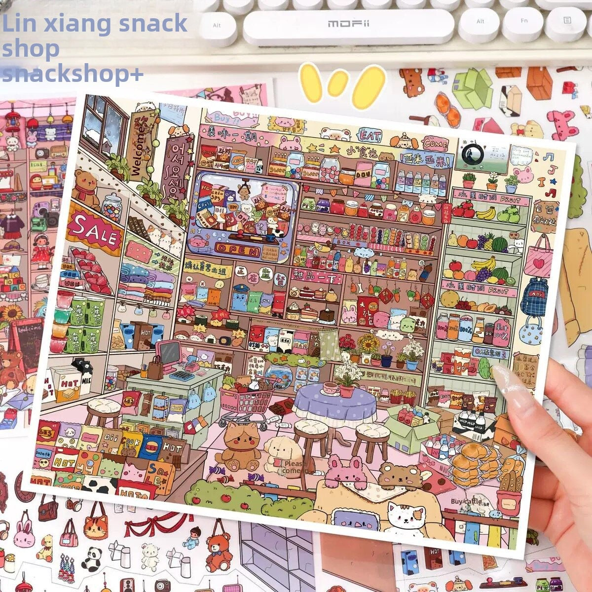 My Cottage DIY 3D Scene Stickers - 2 Cute Miniature Scenes #204