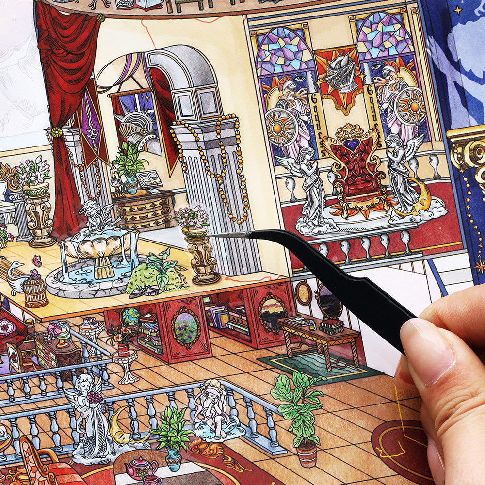 Celestial Realm DIY 3D Scene Sticker 1 Cute Miniature Scenes #005