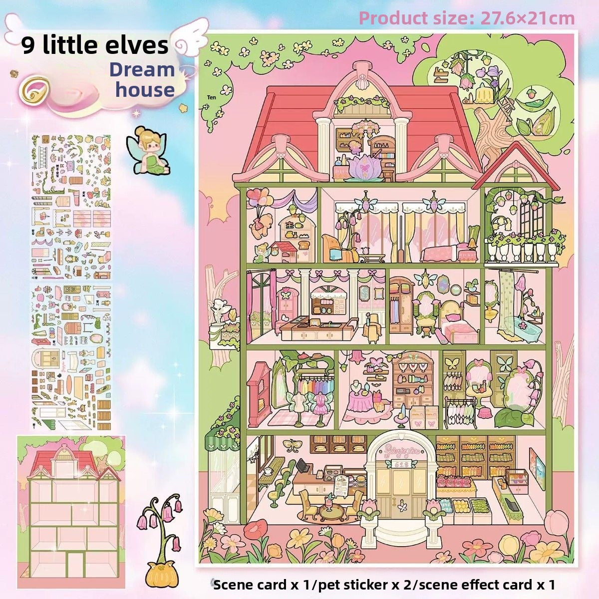 My Cottage DIY 3D Scene Stickers - 2 Cute Miniature Scenes #142