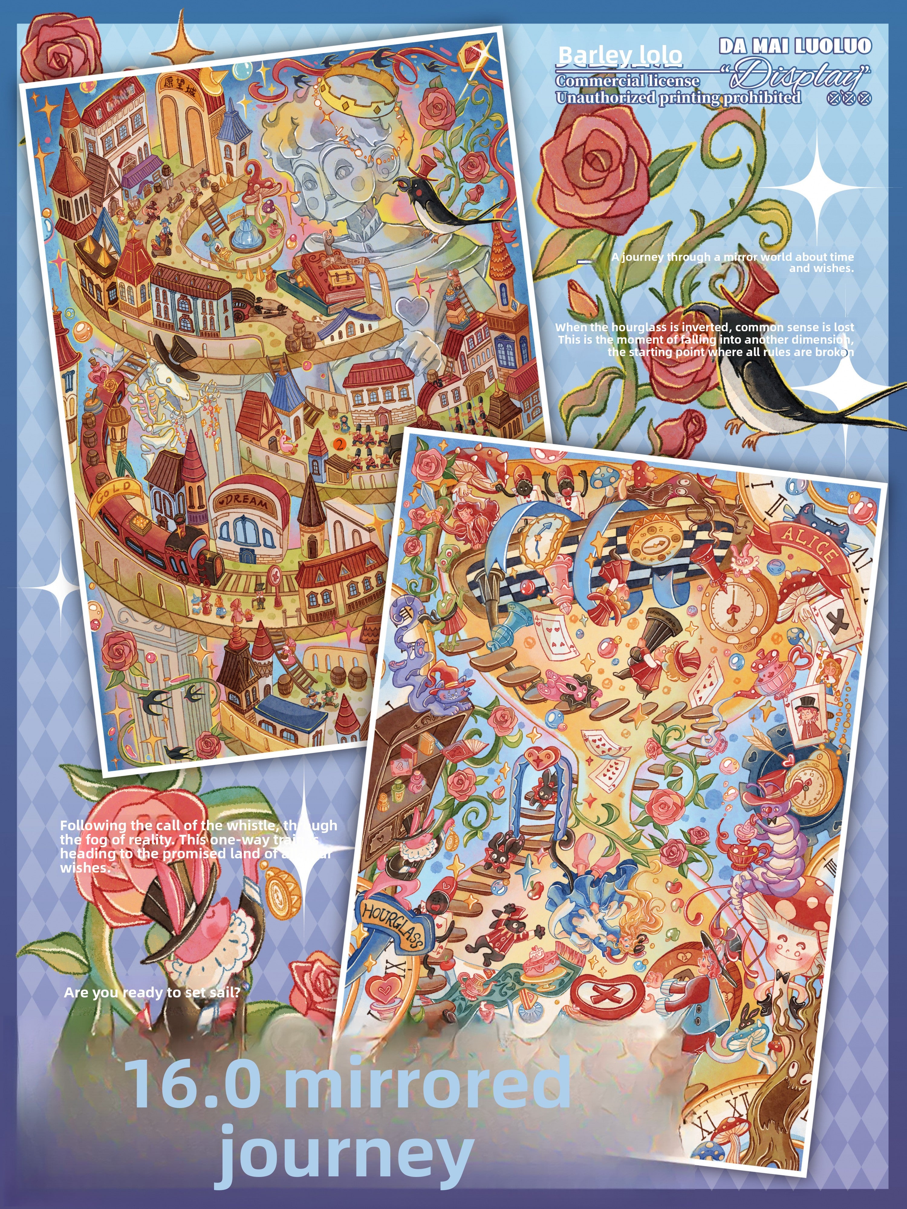 Fantasy World DIY 3D Scene Stickers - 1 Cute Miniature Scenes #207