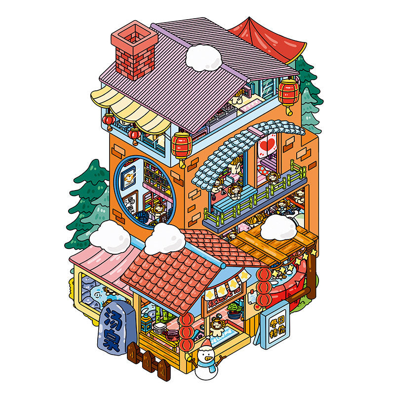 My Cottage DIY 3D Scene Stickers - 2 Cute Miniature Scenes #181