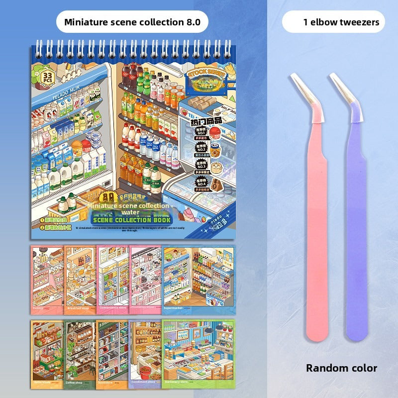 Fun Theme DIY 3D Scene Stickers - 1 Cute Miniature Scenes #209