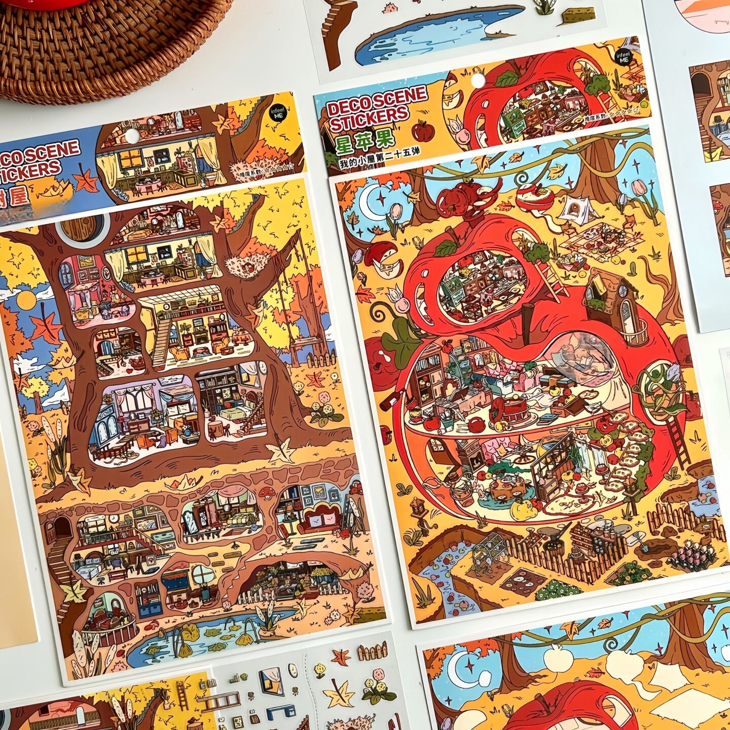 My Little House DIY 3D Scene Stickers - 1 Cute Miniature Scenes #219