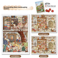 Fairy Tale Cottage DIY 3D Scene Stickers - 4 Cute Miniature Scenes #202