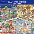 Cute Cottage DIY 3D Scene Stickers - 4 Cute Miniature Scenes #194