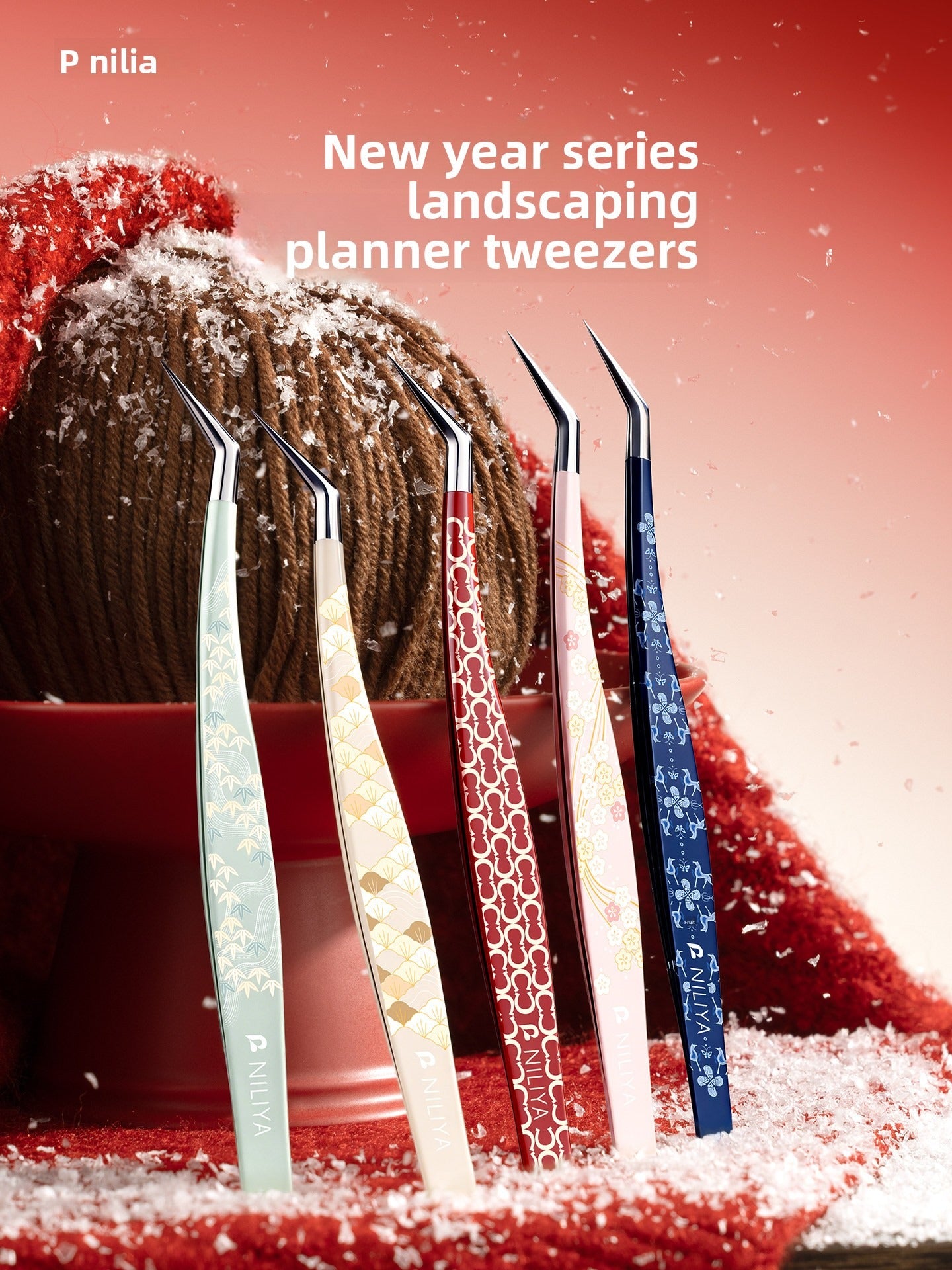 Elegant 3D Sticker Tweezers for Craft Lovers- 4 types #223