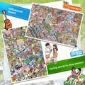 Street View DIY 3D Scene Stickers - 2 Cute Miniature Scenes #197