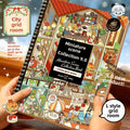 Fun Theme DIY 3D Scene Stickers - 1 Cute Miniature Scenes #210