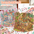 Cottage DIY 3D Scene Stickers - 4 Cute Miniature Scenes #087