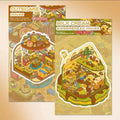 Fun Theme DIY 3D Scene Stickers - 2 Cute Miniature Scenes #214