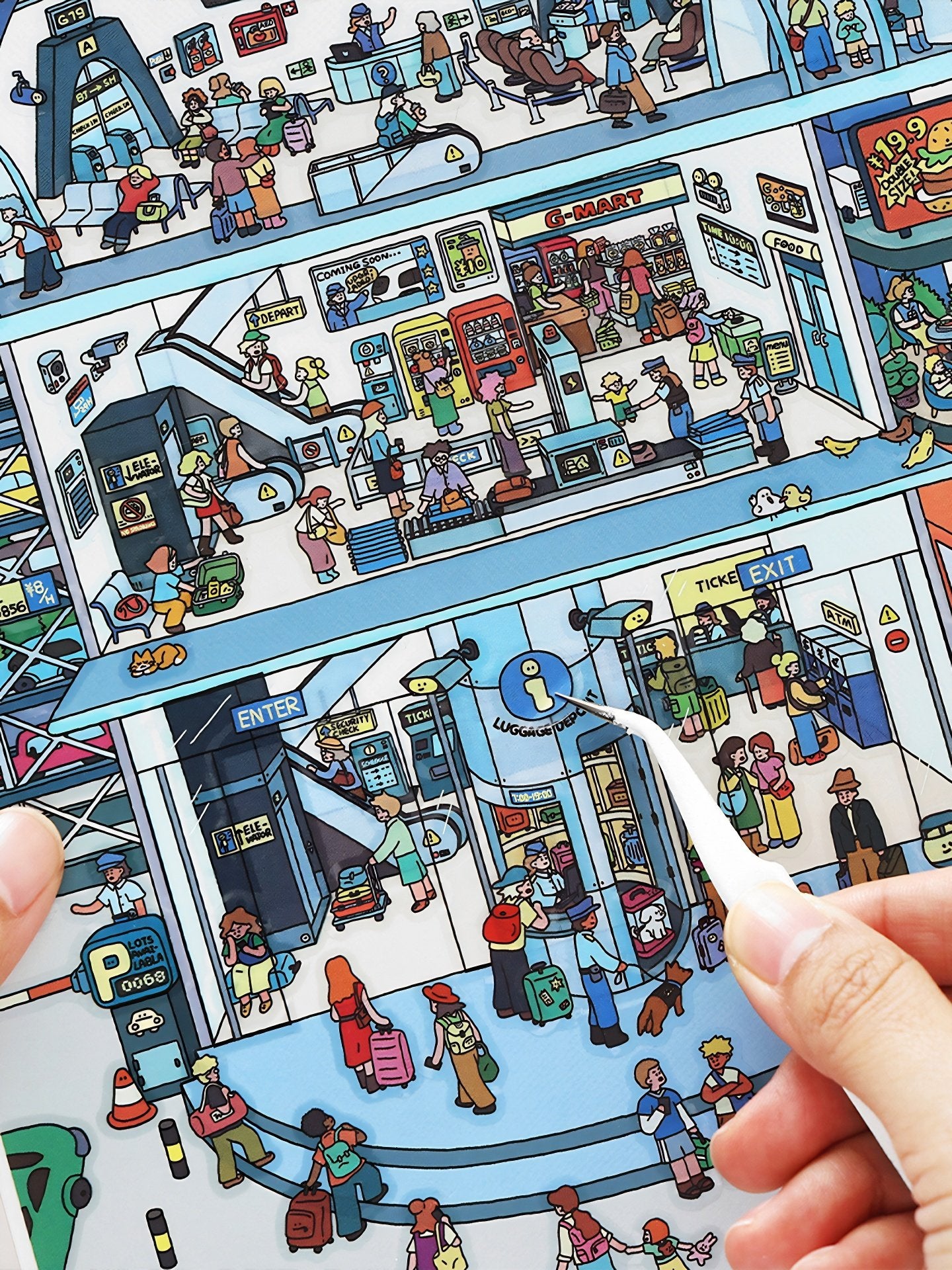 My House DIY 3D Scene Stickers - 2 Cute Miniature Scenes #014