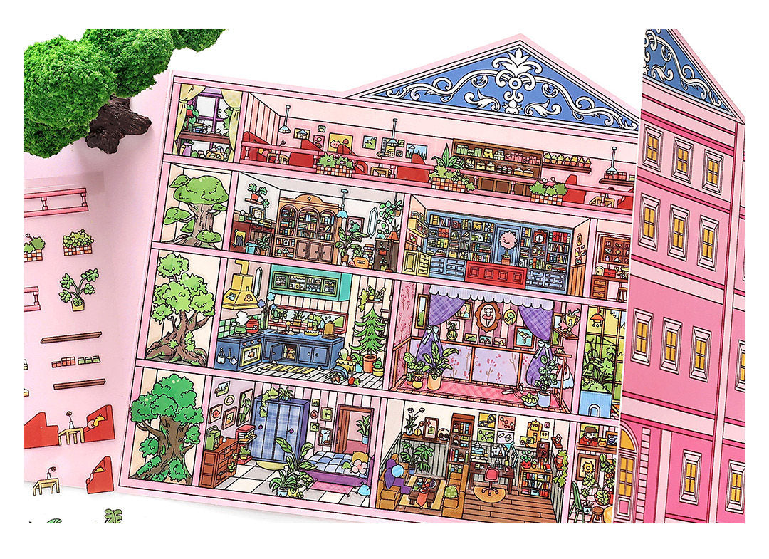 My Cottage DIY 3D Scene Stickers - 2 Cute Miniature Scenes #080