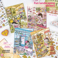 B1ack Bag's DIY 3D Scene Stickers - 4 Cute Miniature Scenes #121
