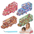 RV Series DIY 3D Scene Stickers - 4 Cute Miniature Scenes #069