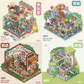 Life Seriese DIY 3D Scene Stickers - 4 Cute Miniature Scenes #109