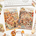 Miniature Shop Line  DIY 3D Scene Stickers - 2 Cute Miniature Scenes #066