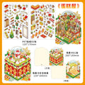 Christmas DIY 3D Scene Stickers - 4 Cute Miniature Scenes #024
