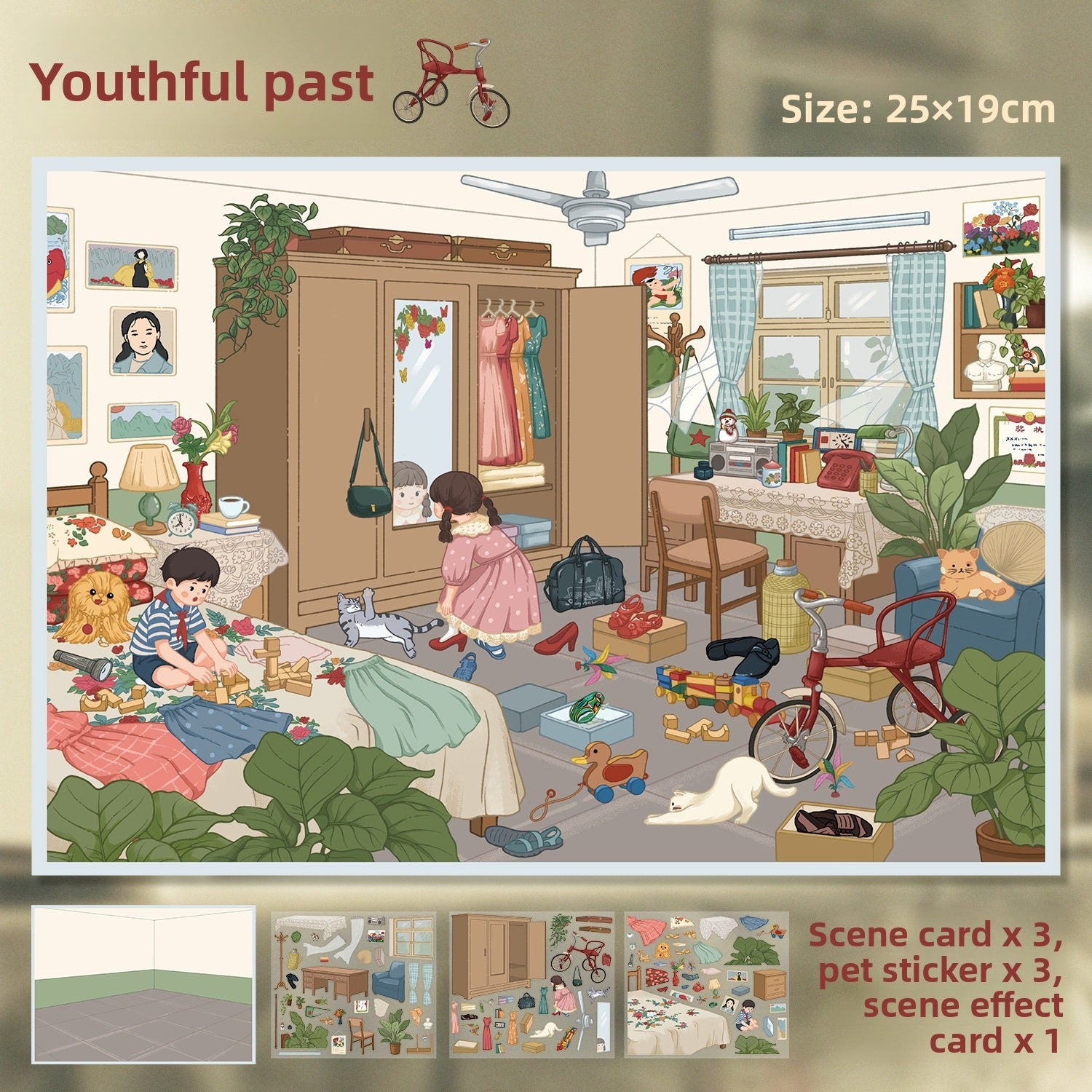 My Cottage DIY 3D Scene Stickers - 2 Cute Miniature Scenes #101