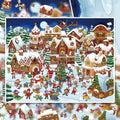 Christmas theme DIY 3D Scene Stickers - 3 Cute Miniature Scenes #030
