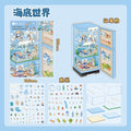 Surprise Refrigerator Series Scenic Stickers, Creative 3D Stereoscopic Immersive Planner Scene Stickers - Taobao.com