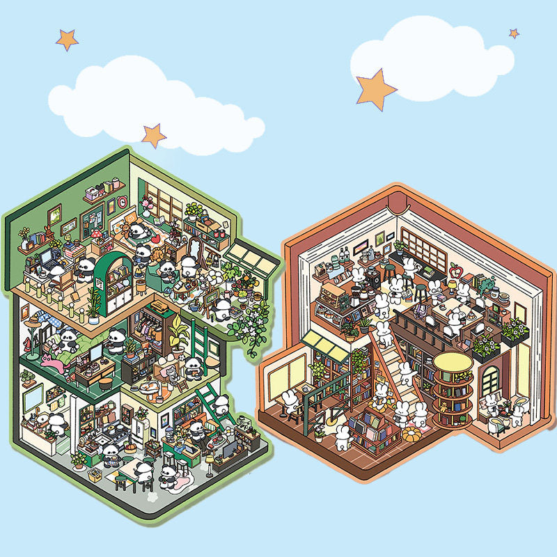 My Cottage DIY 3D Scene Stickers - 2 Cute Miniature Scenes #115